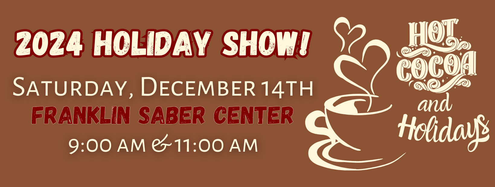 holiday show page header